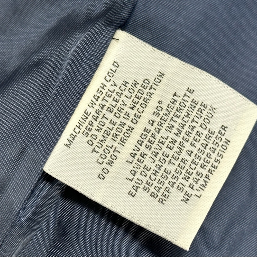 DENIM & SUPPLY RALPH LAUREN cropped blue jean jacket VINTAGE double breasted M - Picture 10 of 12